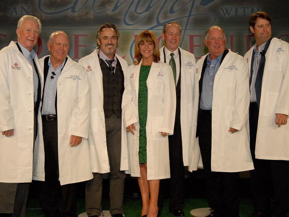 An Evening with Golf Legends golf benefit, March 2013, Ken Venturi, Butch Harmon, David Feherty, Franci Crane, Jim Crane, Mark O\u2019Meara, Paul Azinger