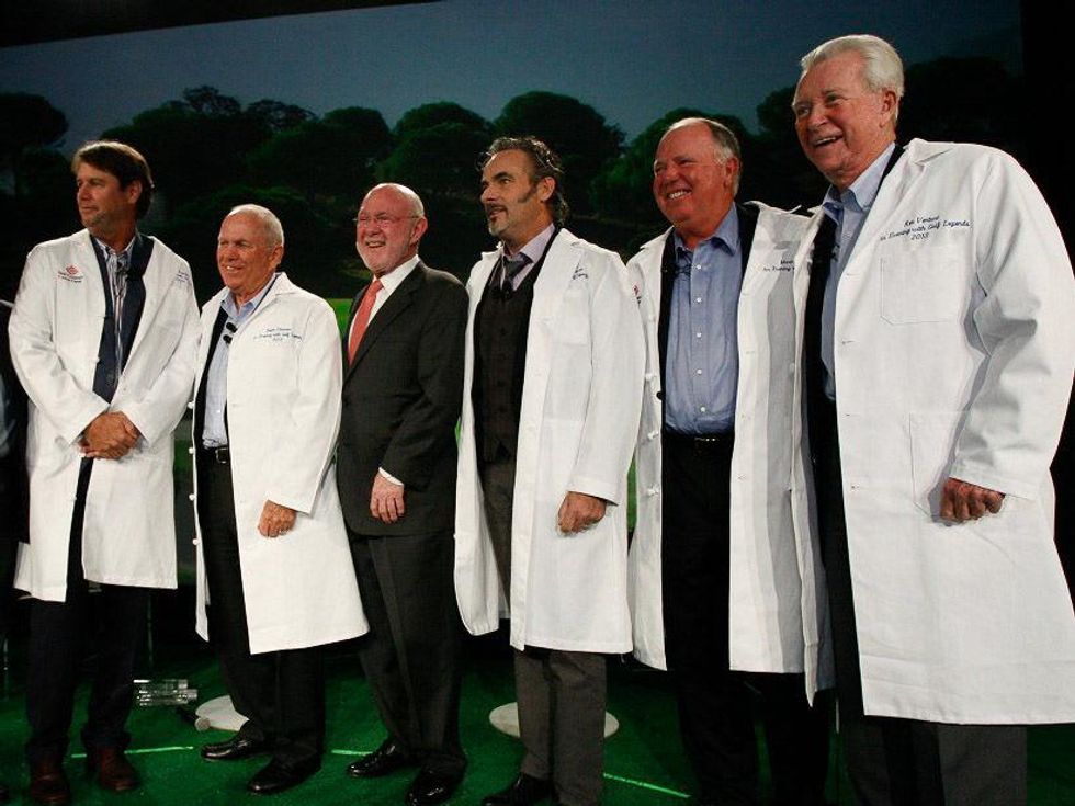 An Evening with Golf Legends golf benefit, March 2013, Paul Azinger, Butch Harmon, Dr. David Poplack, David Feherty, Mark O\u2019Meara, Ken Venturi