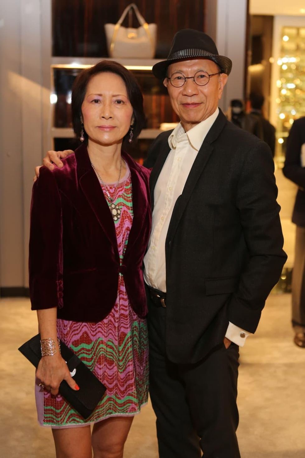 Ana Au, Thomas Au at Blue Cure party at Tom Ford