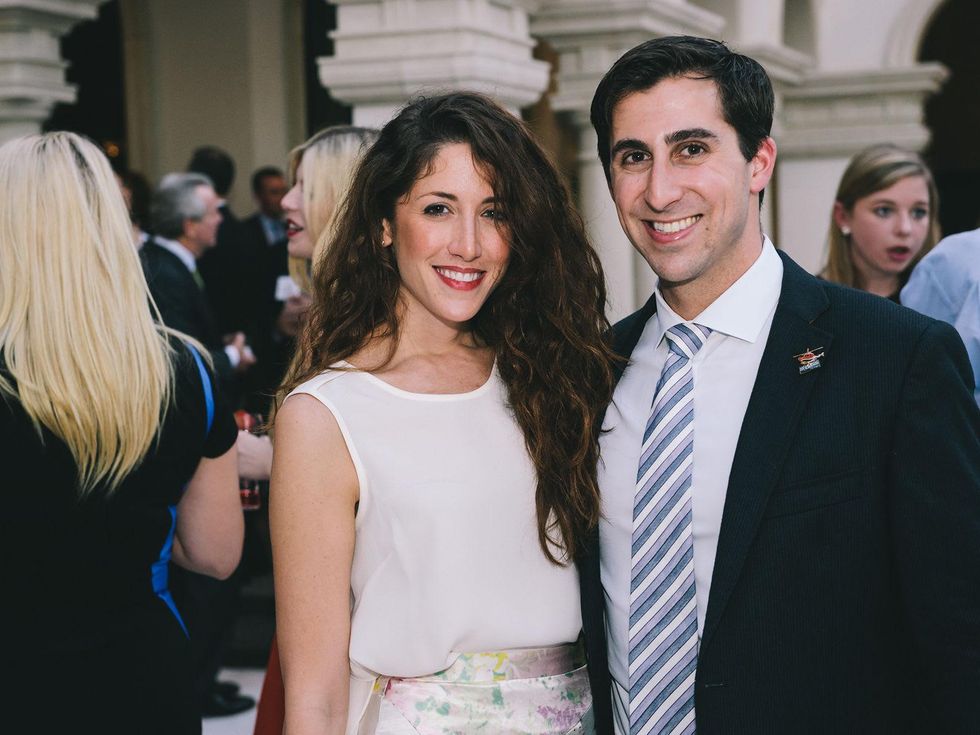 Anat and Jay Zeidman at The Memorial Hermann at the Under the Boardwalk kickoff party