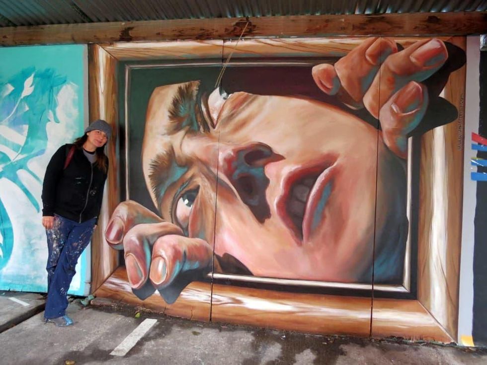 Anat Ronen Houston artist HUE Mural Festival