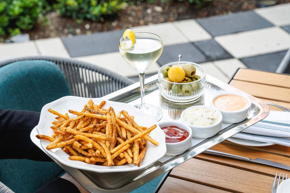 Andiron restaurant bar snacks