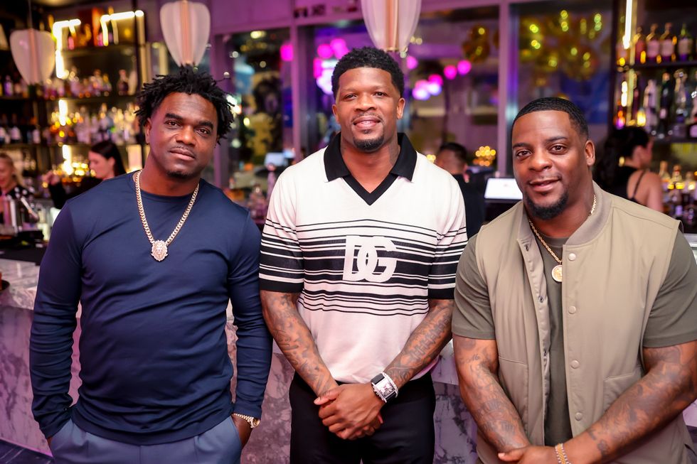 Andre Johnson and friends