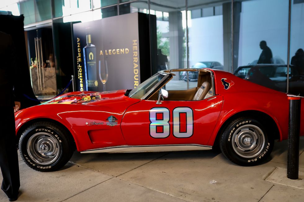 Andre Johnson's custom Corvette
