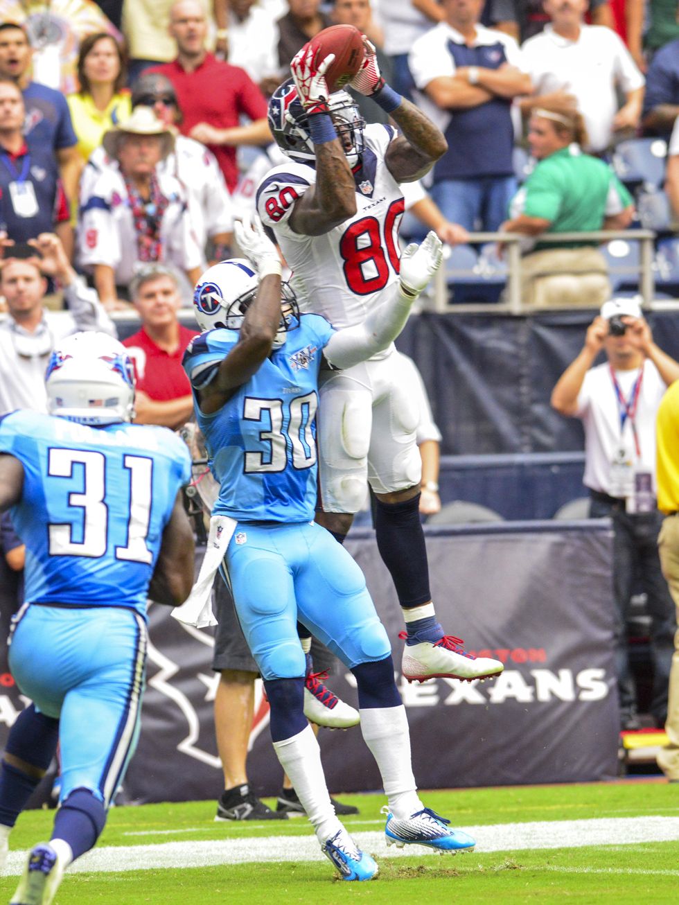 Andre Johnson Texans high catch