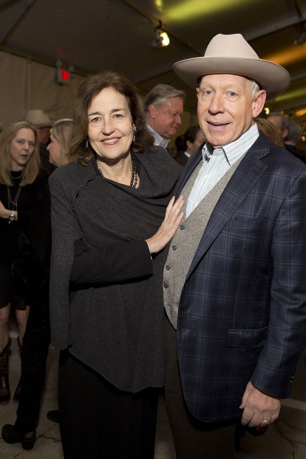 Andrea and Bill White at the Memorial Park Conservancy benefit February 2015