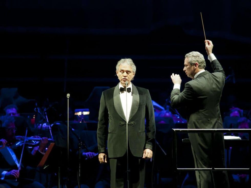Andrea Bocelli, concert, November 2012