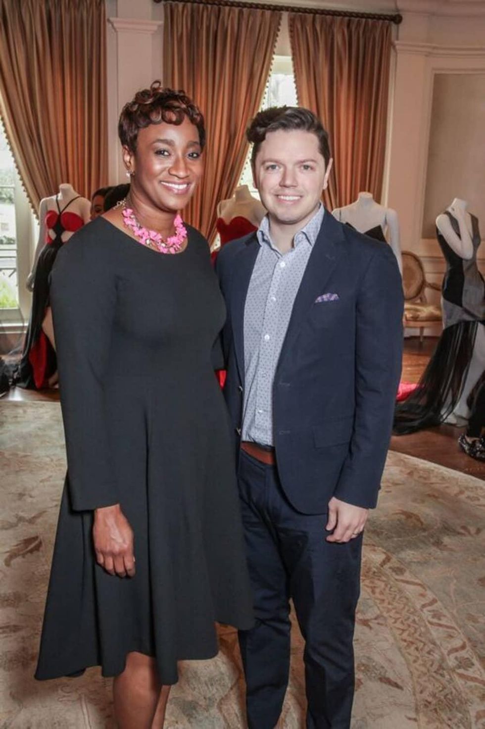 Andrea Bonner, David Peck at Passion for Fashion luncheon
