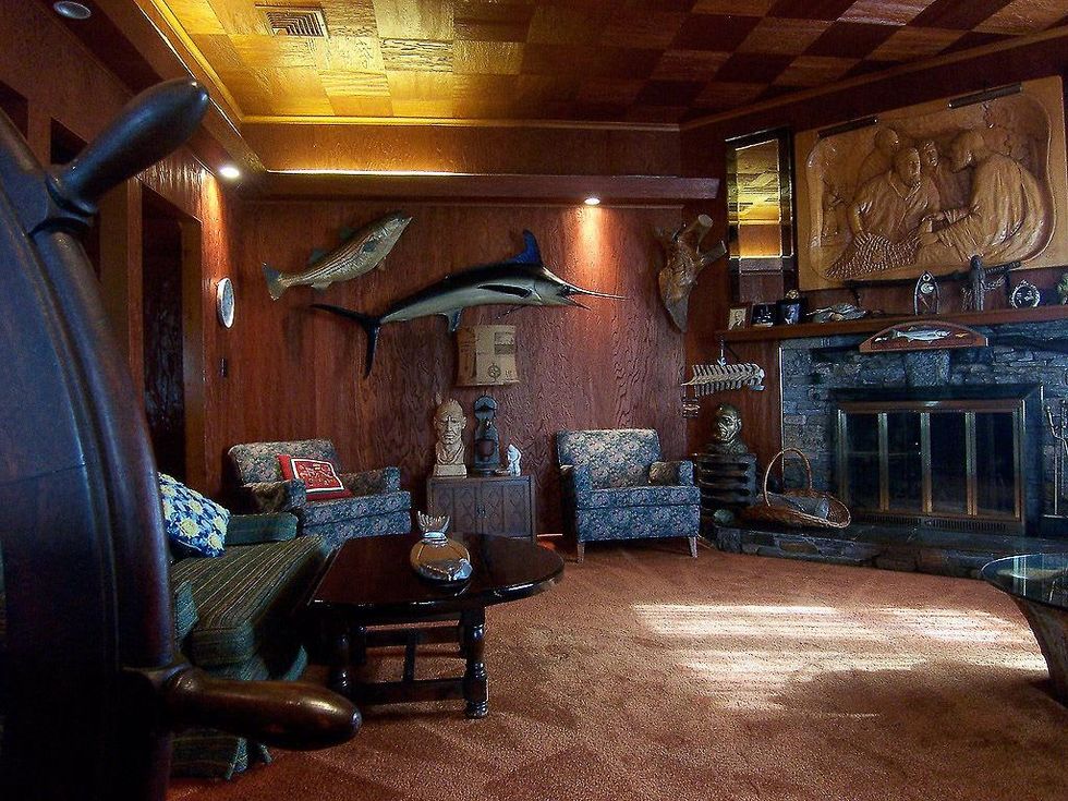 Andrea Grover, parents' living room