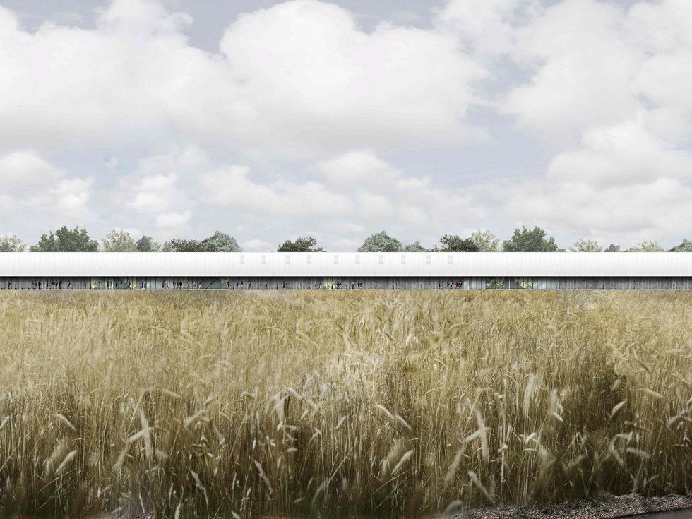 Andrea Grover, Parrish Art Museum, from Montauk Highway