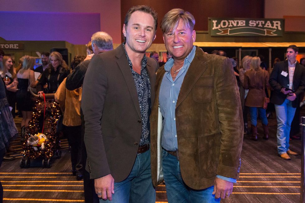 Andy Cordes, left, and Brian Teichman at the Citizens for Animal Protection Gala November 2014