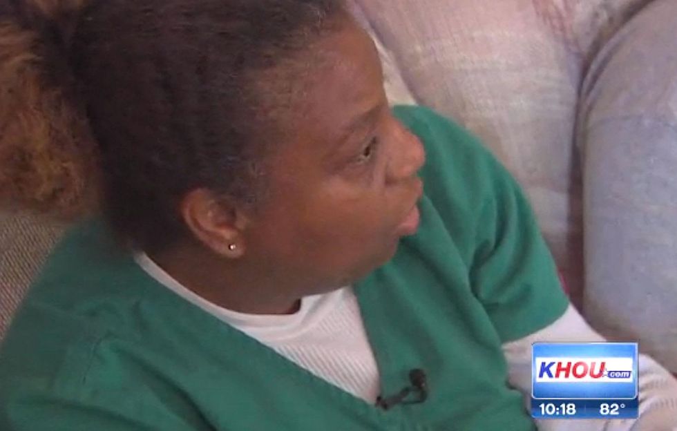 Angela Rhodes haunted house July 2013 RUN FLAT