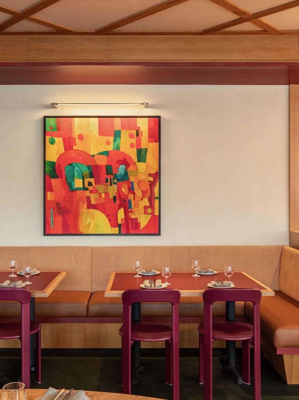 Angie's Pizza interior painting