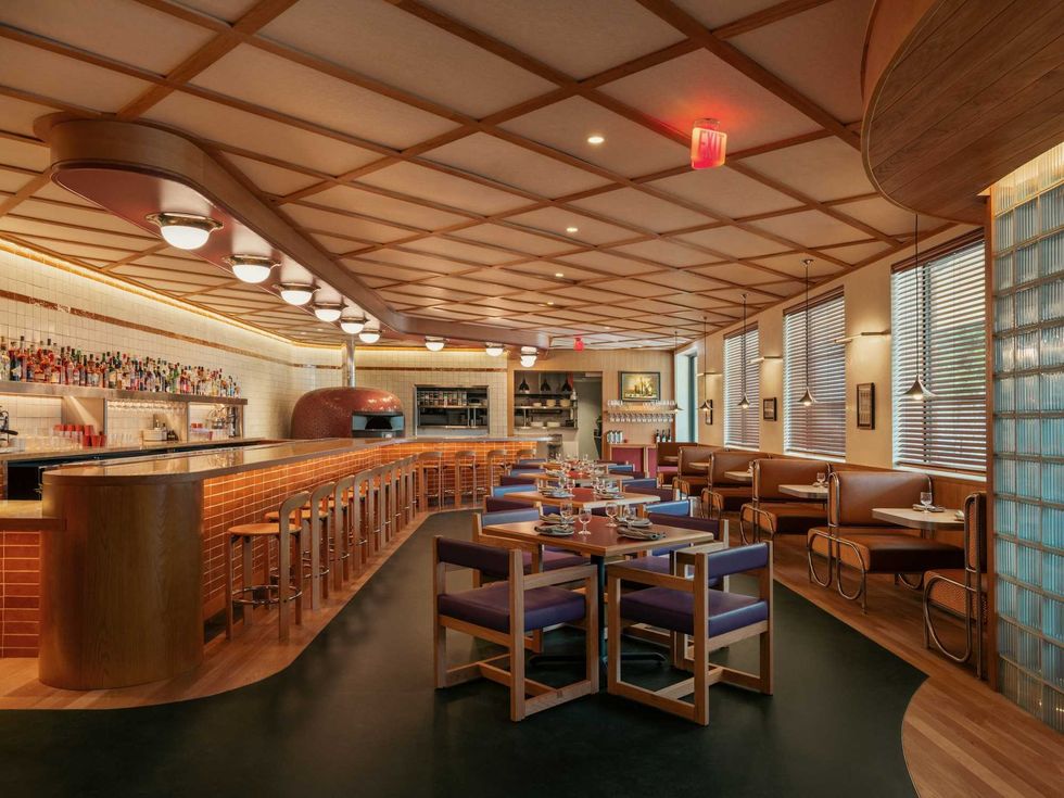 Angie's Pizza interior