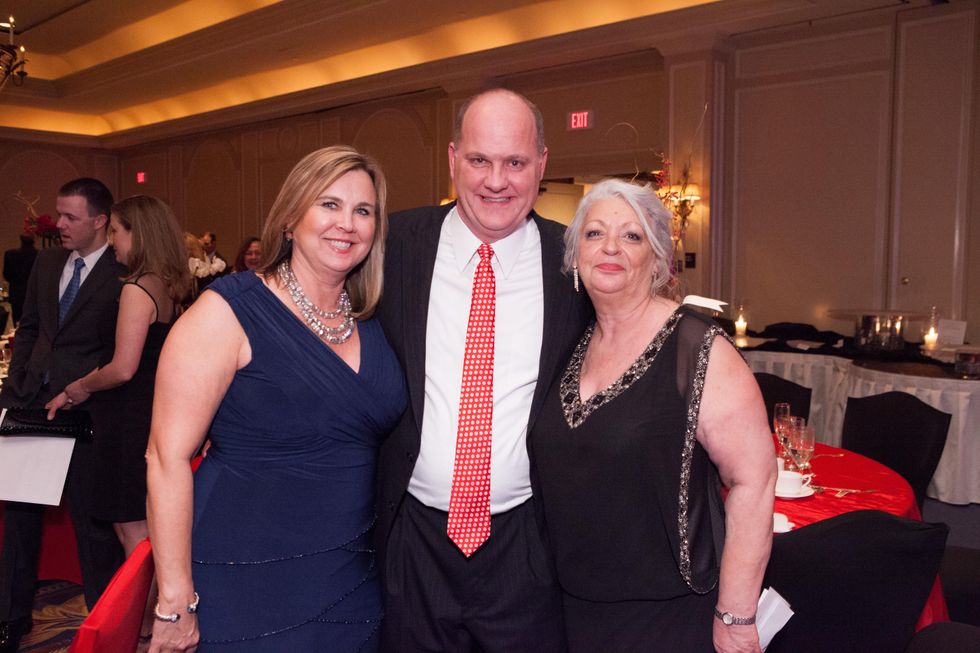 Ann and Ed Deery, from left, with Dr. Gila Arnoni at the Crossroads Gala June 2014