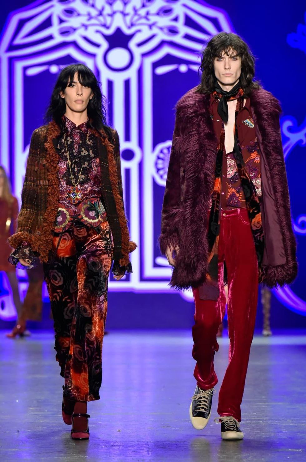 Anna Sui fall 2016 look 1
