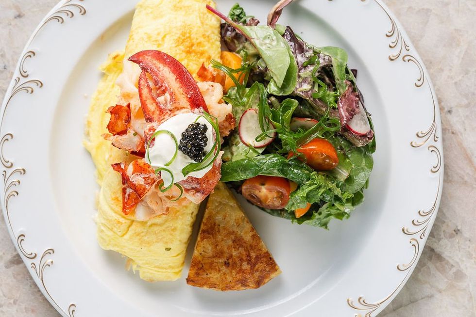 Annabelle Brasserie lobster omelet