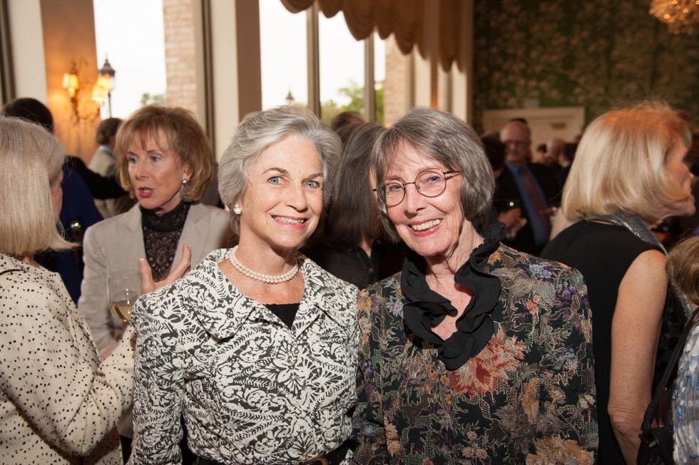 Anne Mendelsohn, left, and Sally Avery at the Jung Center Spring Benefit April 2015