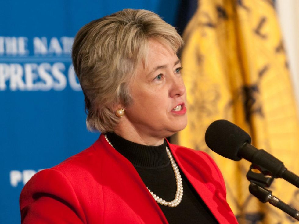 Annise Parker at National Press Club in Washington D.C. December 2013