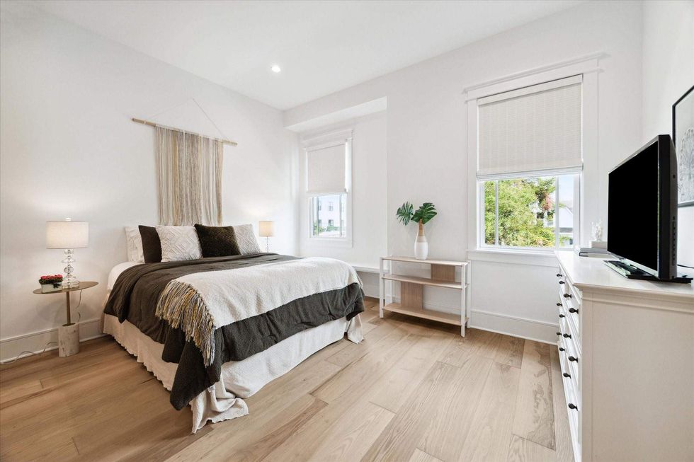 Another of 1039 Harvard Street's four oversized bedrooms.