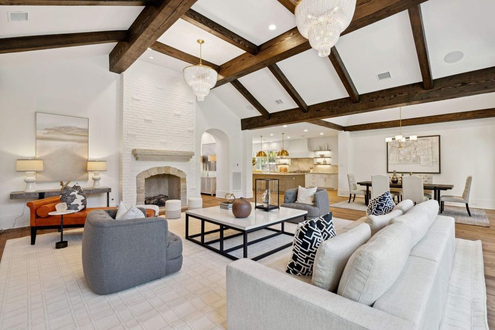 Another view of the living room, which also offers access to the kitchen of 6426 Sewanee Avenue