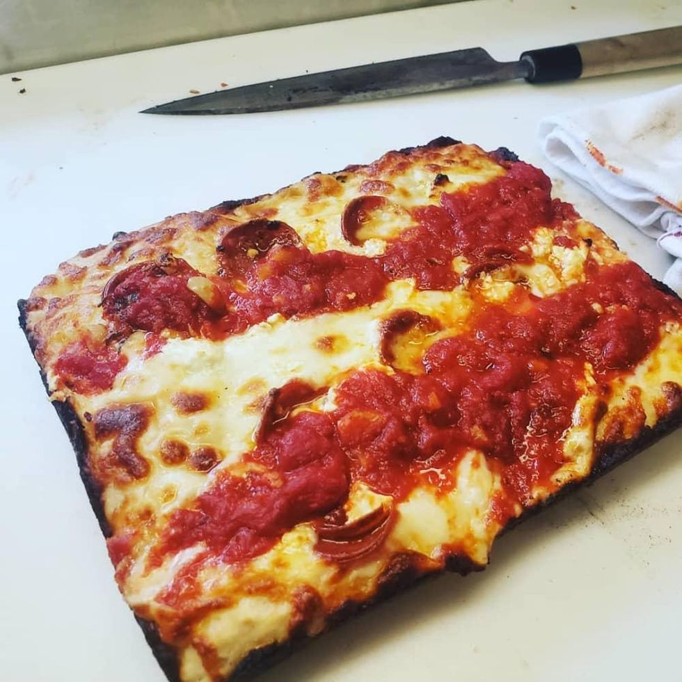 Anthony Calleo Detroit-style pizza