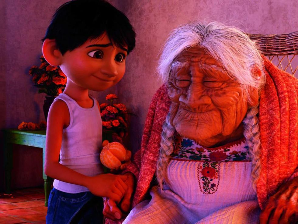 Anthony Gonzalez and Ana Ofelia Murguia in Coco