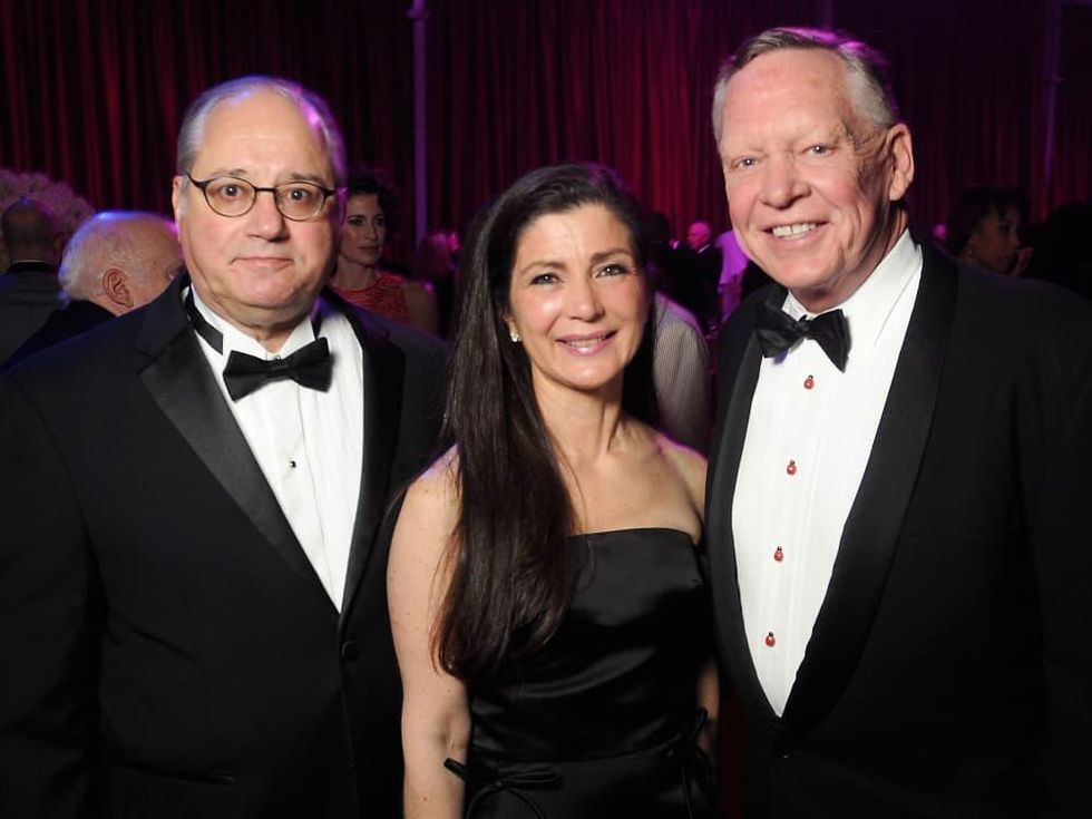 Anthony Petrello, Cynthia Petrello, Richard Flowers at Alley Theatre Ball