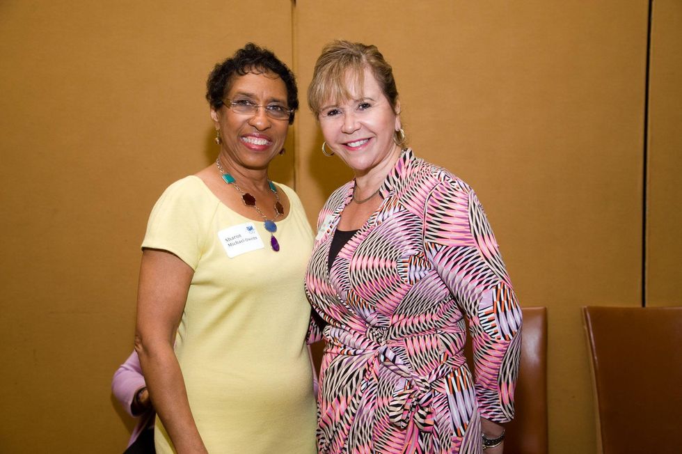 Anti-Defamation League's Women's Leadership Luncheon August 2013 Sharon Michael-Ownes, Cyndy Garza-Roberts