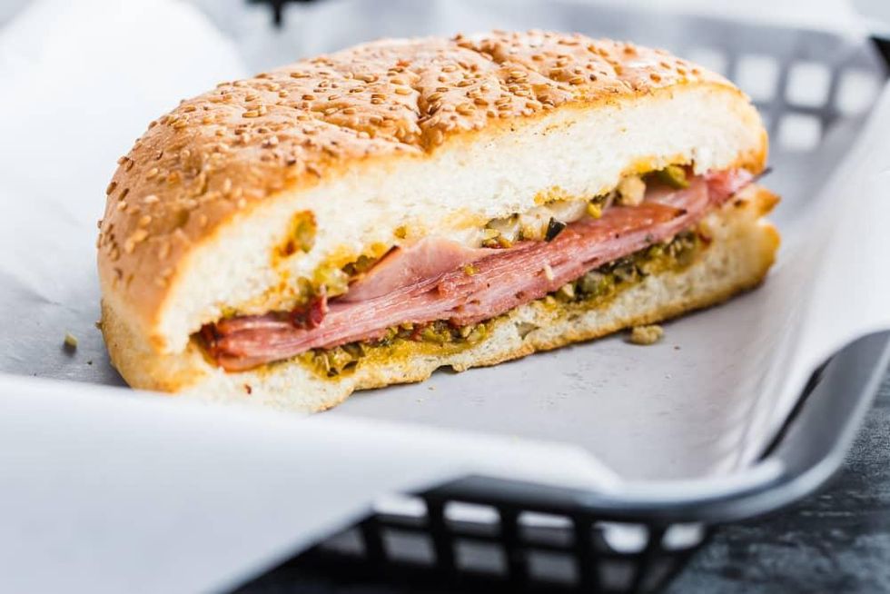 Antone's muffuletta sandwich