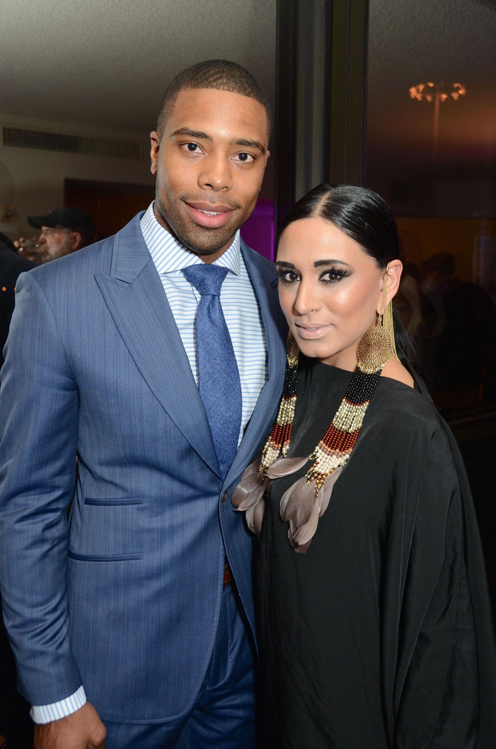 Antwaun Molden and Neera Patidar at the Flavour launch at Hotel Derek February 2015