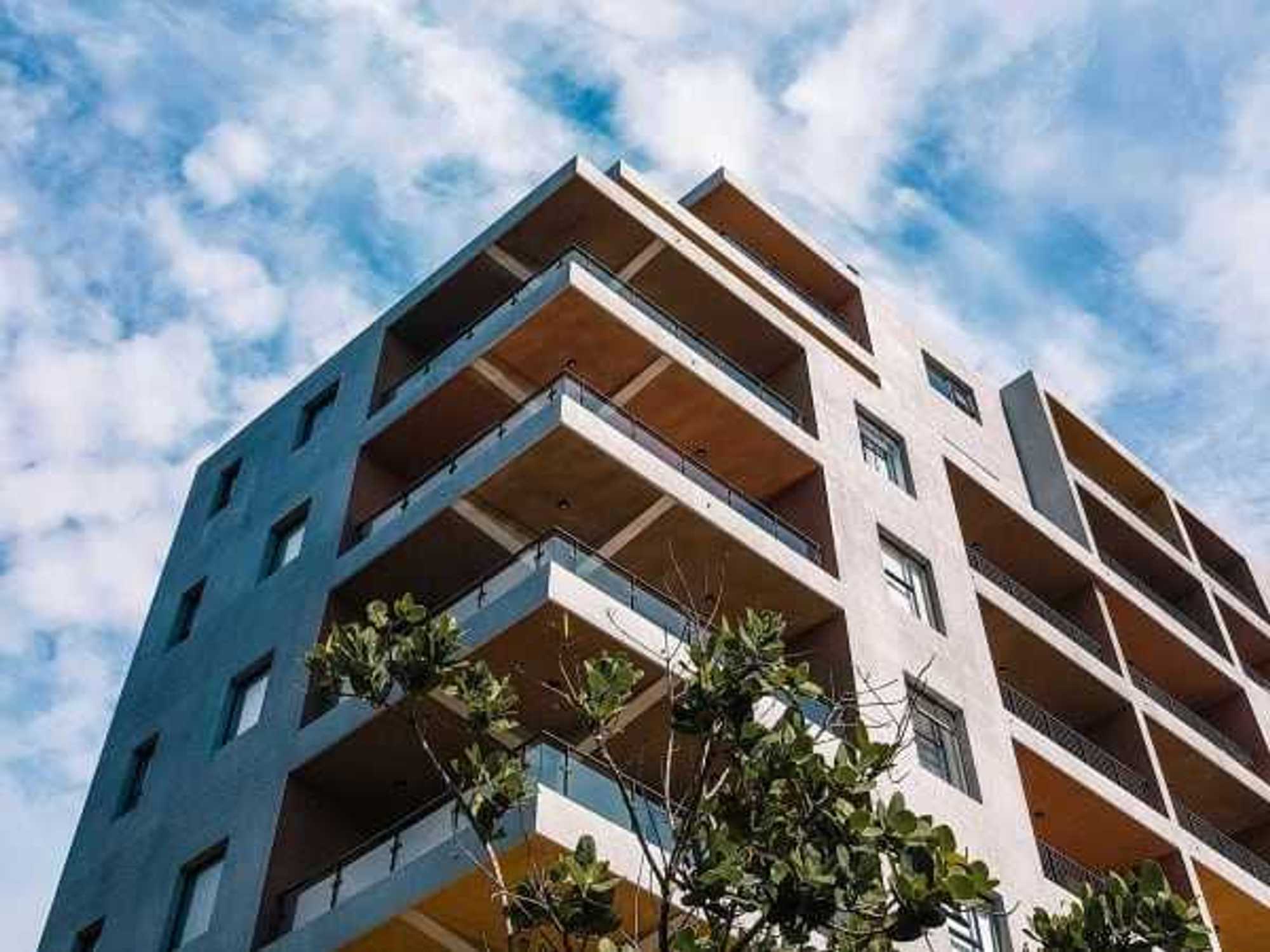 Apartment building exterior