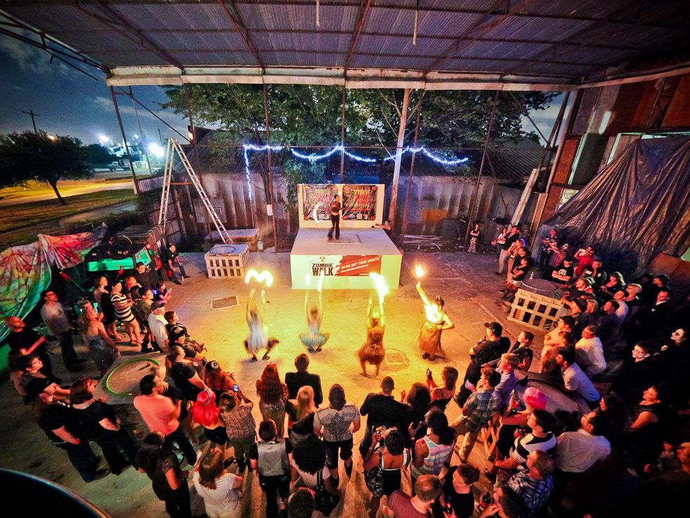 Apocalypse Ball September 2013 crowd venue