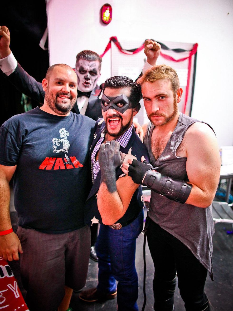 Apocalypse Ball September 2013 Vinny Huckaba, Logan Vega and Oren Eden