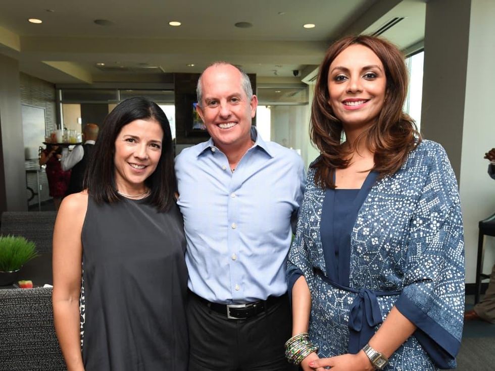 Aracelie Graham, Luis Graham, Monica Gonzales Soto at Sabores chef party