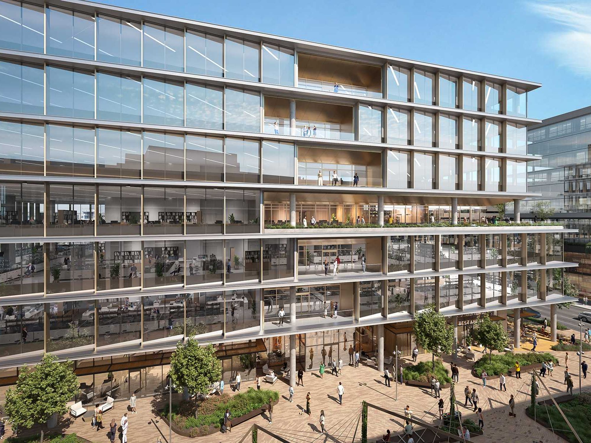 Arc at the Ion District office building rendering