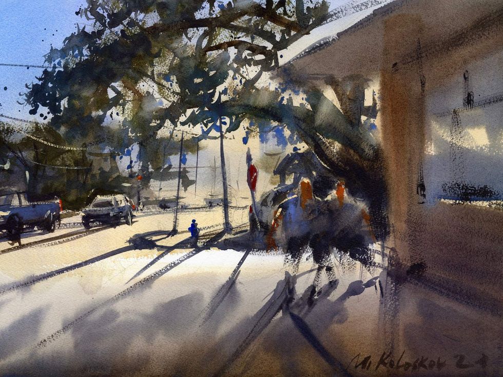 Archway Gallery presents Maksim Koloskov: "Brushstrokes: Streetscapes, Style, and Skyline"