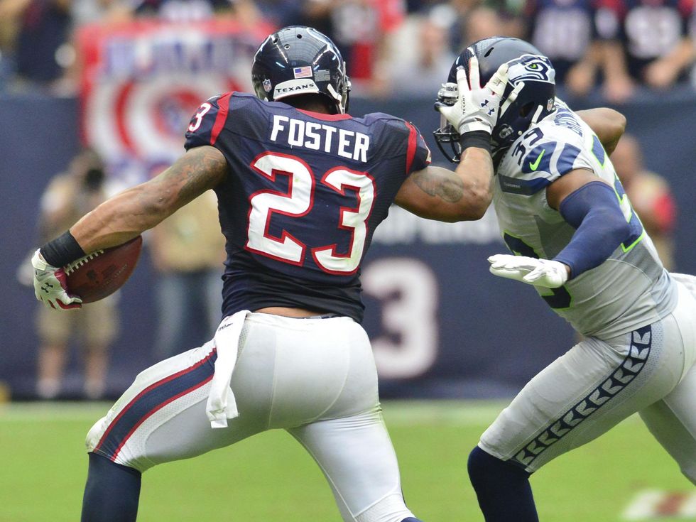 Arian Foster Seahawks lead
