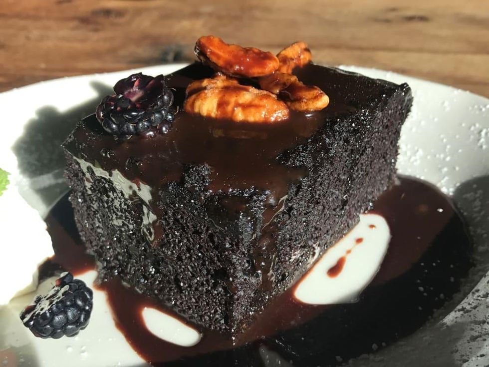 Armadillo Palace chocolate cake