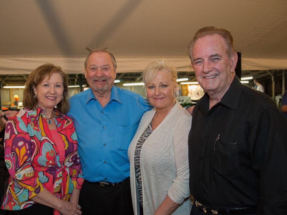 Armand Bayou Nature Center Gala May 2013 Sue Mease, Roy Mease, Jeanie Isbell, Mayor Isbell