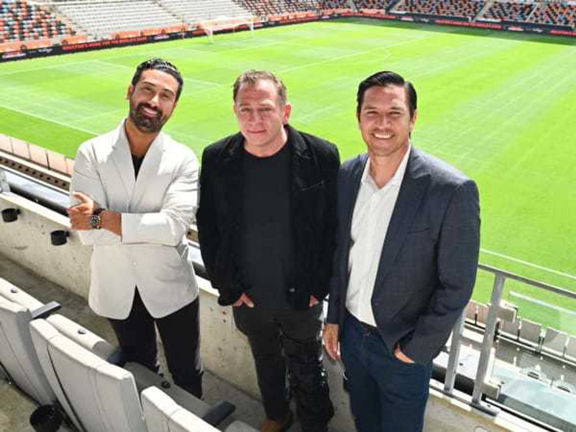 Army Sadeghi, Ben Berg, and Brian Ching