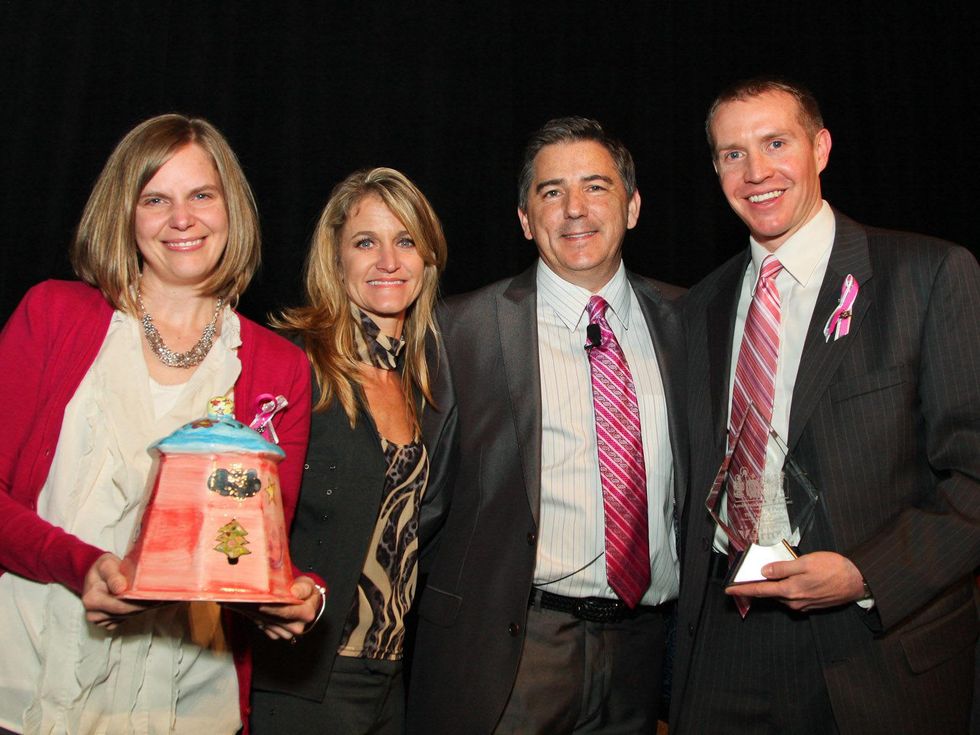 Arrow Luncheon, February 2013, Alissa Parker, Kristy Tennant, Mark Tennant, Robbie Parker