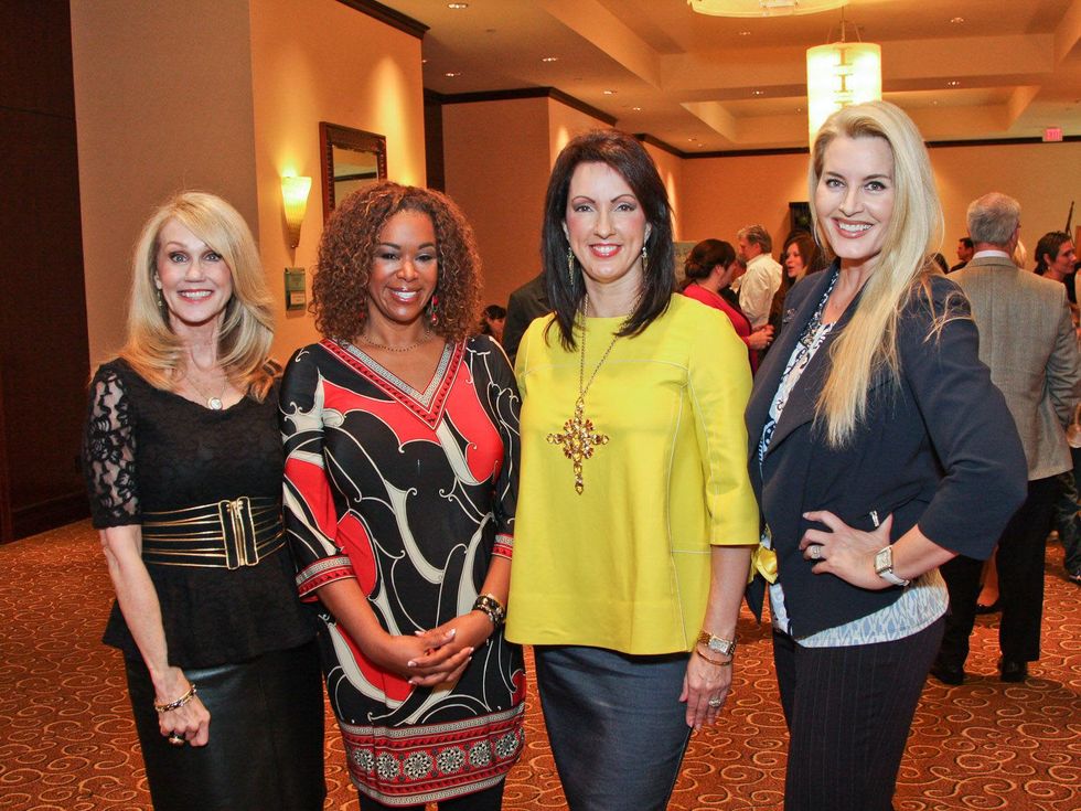Arrow Luncheon, February 2013, Jackie Garner, Deborah Duncan, Alicia Smith, Kimberly DeLape