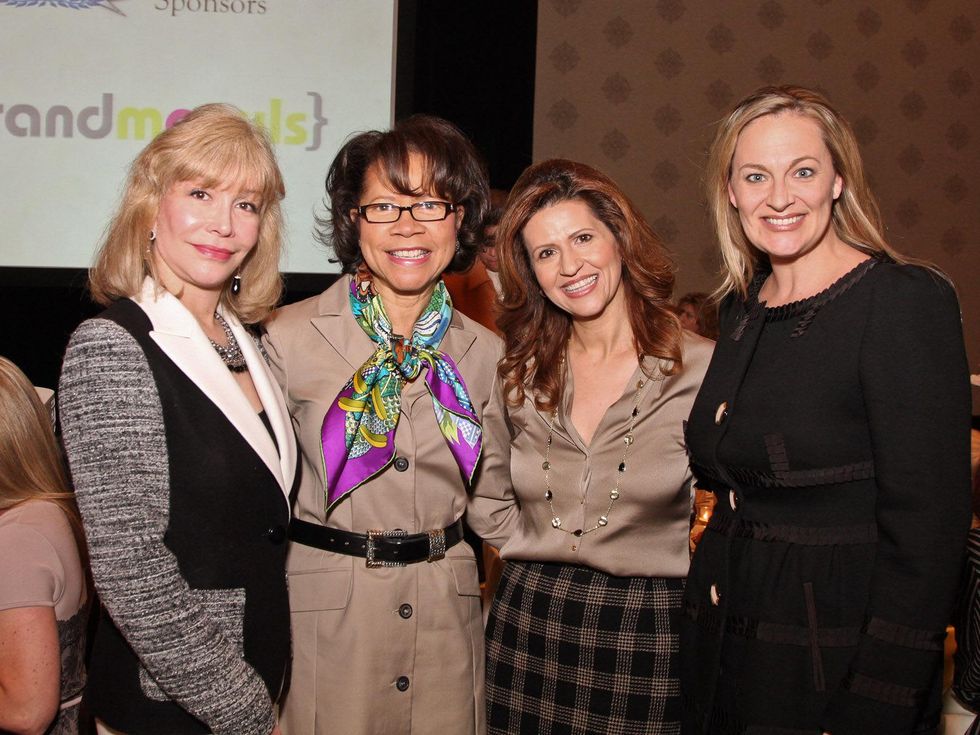 Arrow Luncheon, February 2013, Susan Boggio, Merele Yarborough, Mehrnaz Gill, Rachel Regan