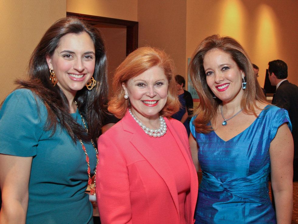 Arrow Luncheon, February 2013, Zeina Fares, Jan Duncan, Pily Simon