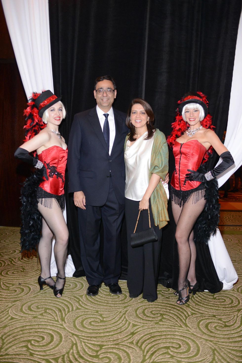 Arshad and Shazma Matin at Nora's Home Gala May 2014