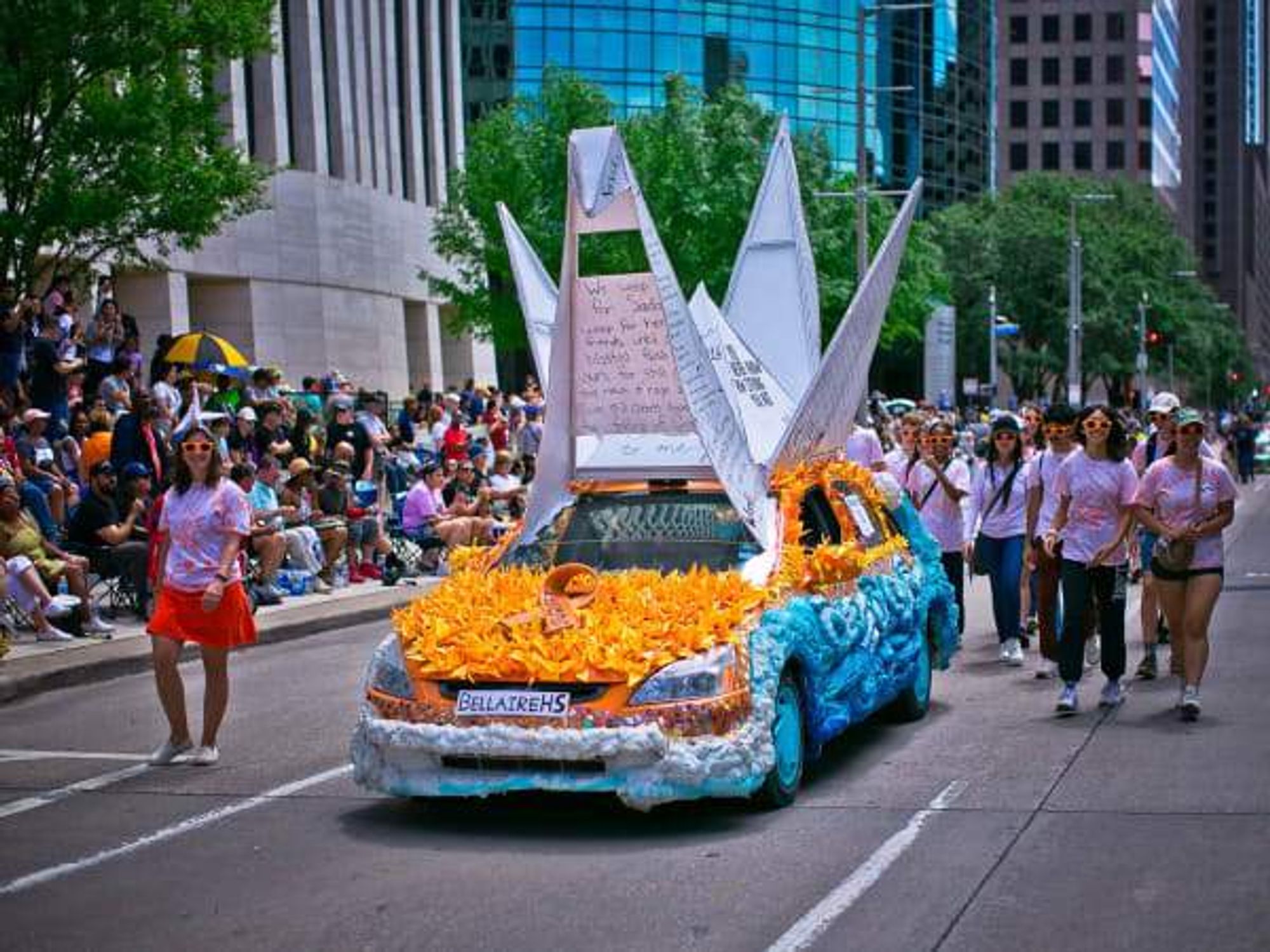 Art Car Parade 1000 paper cranes