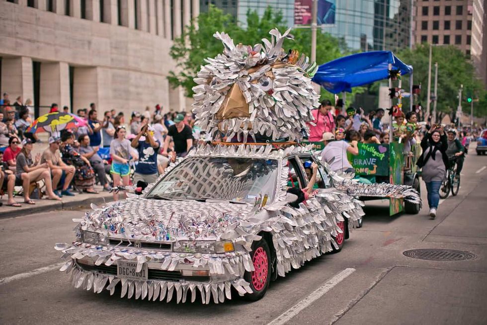 Houston's wildest and wackiest wheels rev up for Art Car Festival