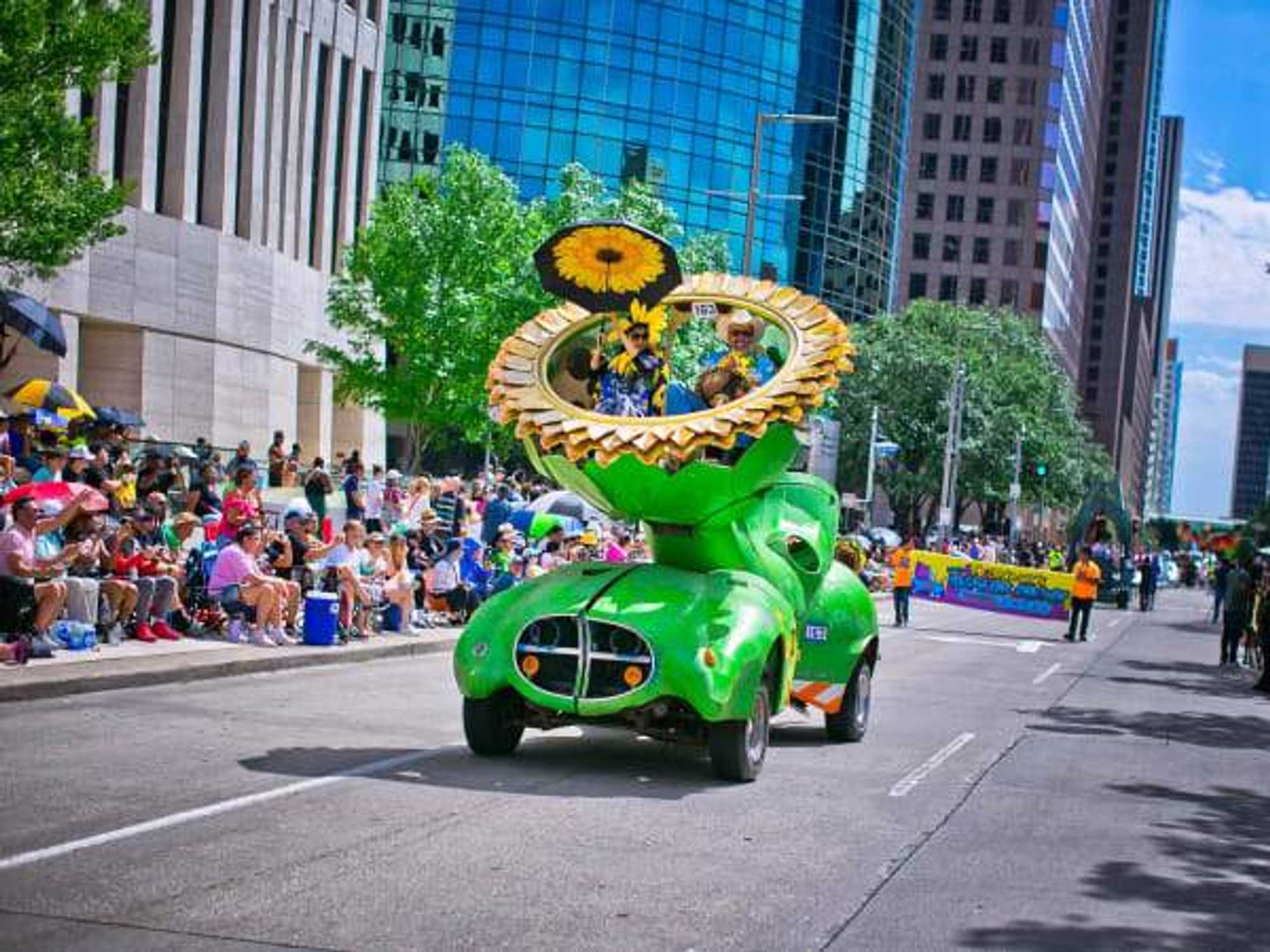 Art car Sunflower by Joe Haden