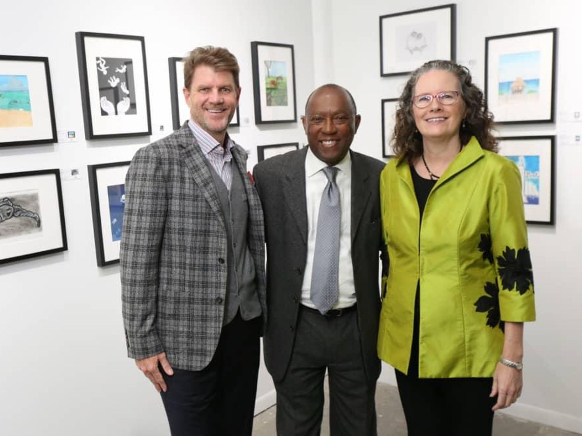 Art on the Avenue Bill Baldwin Mayor Turner Mary Lawler